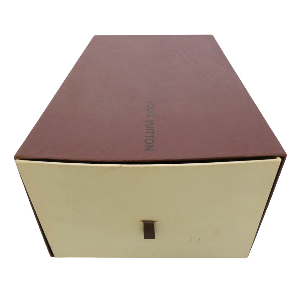 LOUIS VUITTON ルイ・ヴィトン BA0032 ダミエ ソバージュ ハラコ ローファー シューズ ブラウン系 6.5【中古】
