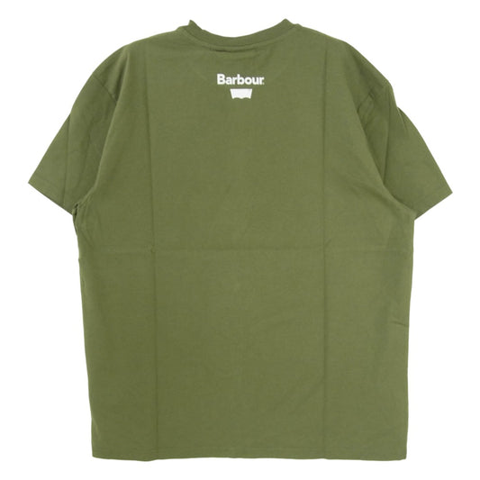 Barbour バブアー Levi's リーバイス 252MTS1513 × Levi's リーバイス グラフィック プリント 半袖 Tシャツ カーキ系 L【新古品】【未使用】【中古】