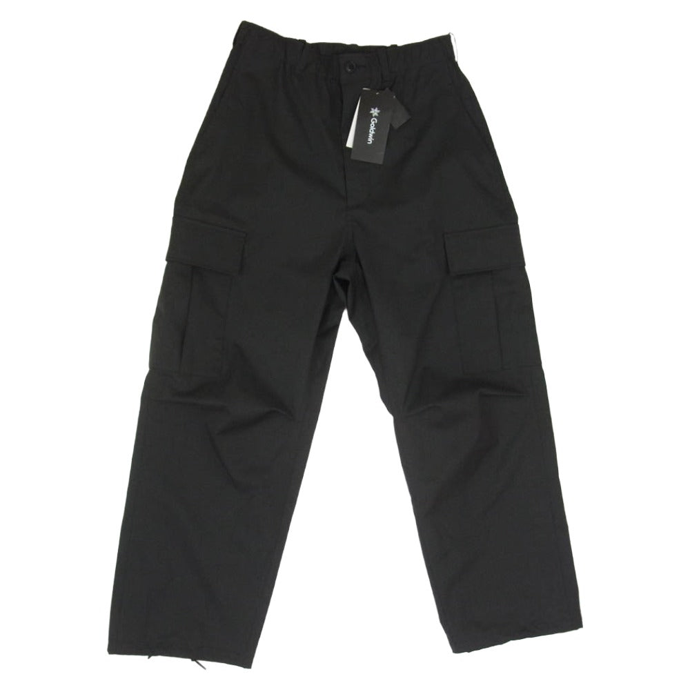 Goldwin ゴールドウィン GL74352 WOOL BLEND TWILL CARGO PANTS ウールブレンド ツイル カーゴパンツ ブラック系 S【新古品】【未使用】【中古】 Goldwin ゴールドウィン GL74352 WOOL BLEND TWILL CARGO PANTS ウール