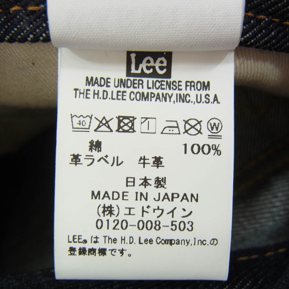 Lee リー LM6355 ARCHIVES RIDERS 101-Z アーカイブス セルビッジ デニム インディゴブルー系 32【美品】【中古】