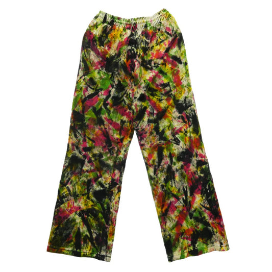 CELINE セリーヌ 2Z135383Q Sweatpants Multicolor 総柄 ロゴ フレア ジョガー スウェット パンツ マルチカラー系 M【新古品】【未使用】【中古】