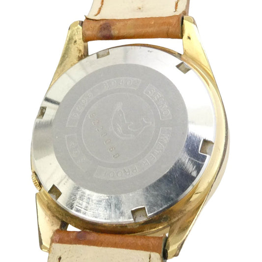 SEIKO セイコー 6206-8080 マチック ウィーク 自動巻き 腕時計 ウォッチ ゴールド系【中古】