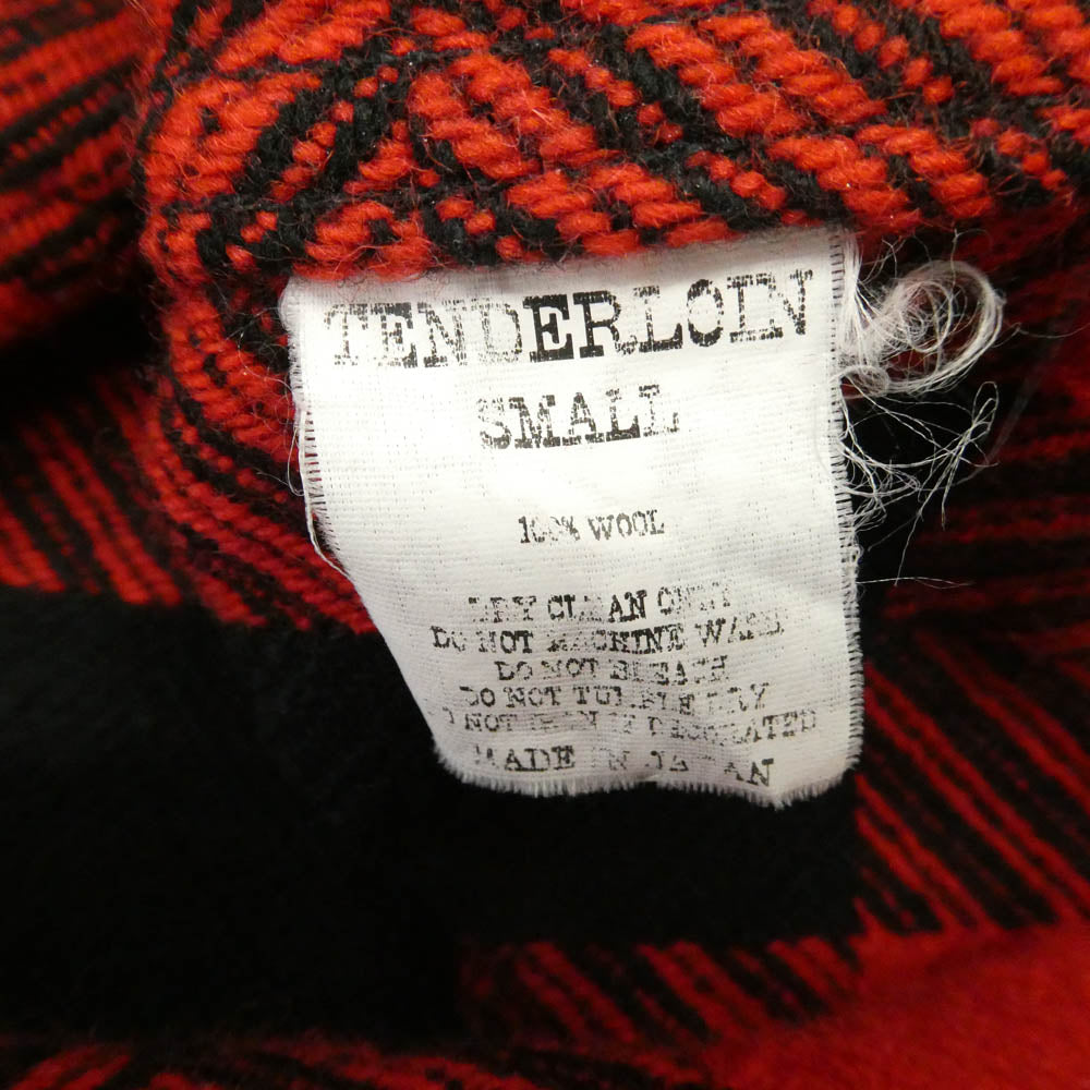 TENDERLOIN テンダーロイン T-BUFFALO SHT バッファロー ウール チェック ジャケット レッド系 ブラック系【中古】
