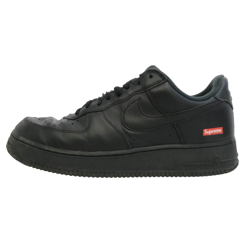 Supreme シュプリーム CU9225-001 × Nike Air Force 1 Low Black 