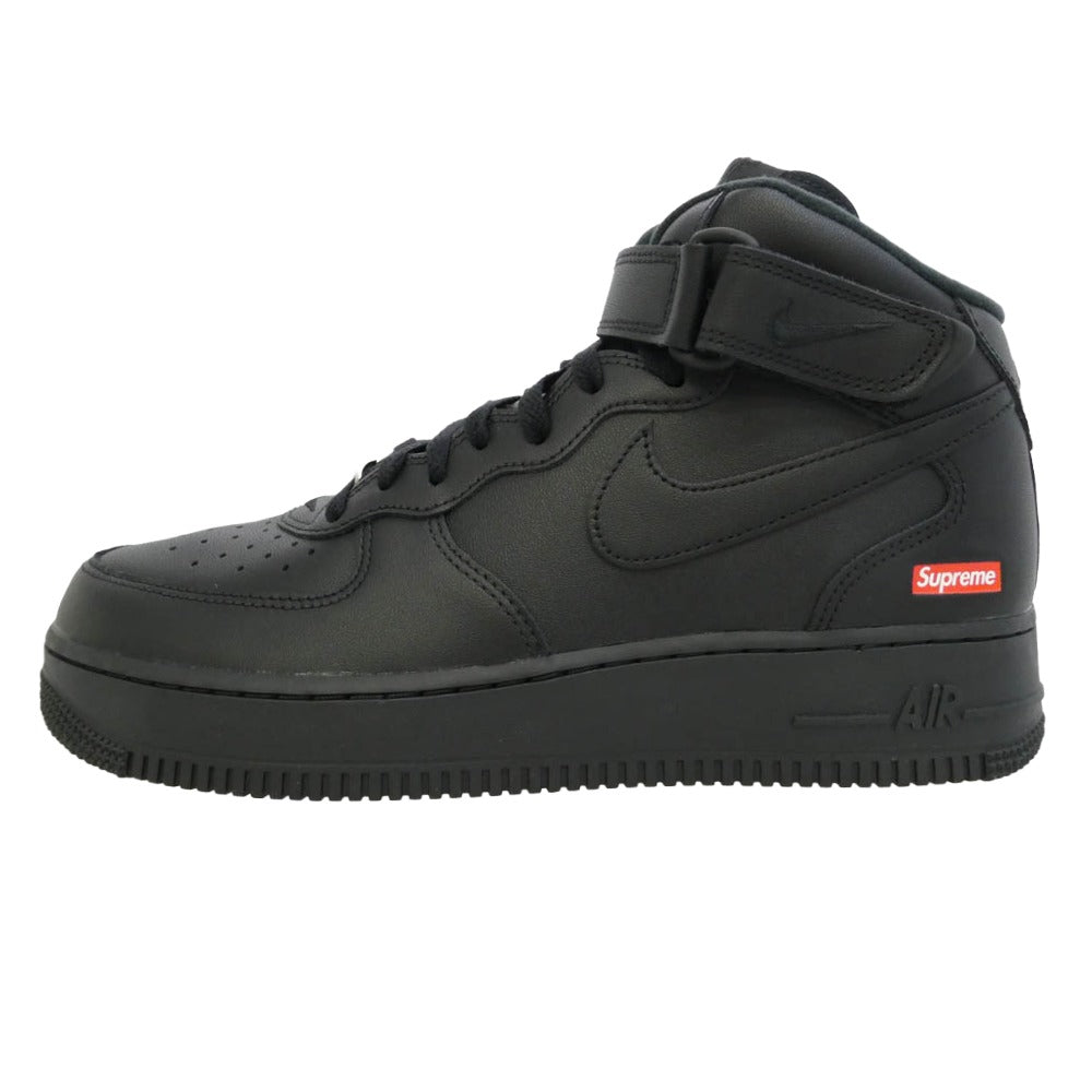 Supreme シュプリーム FZ8784-001 × Nike Air Force 1 Mid Black FW24 