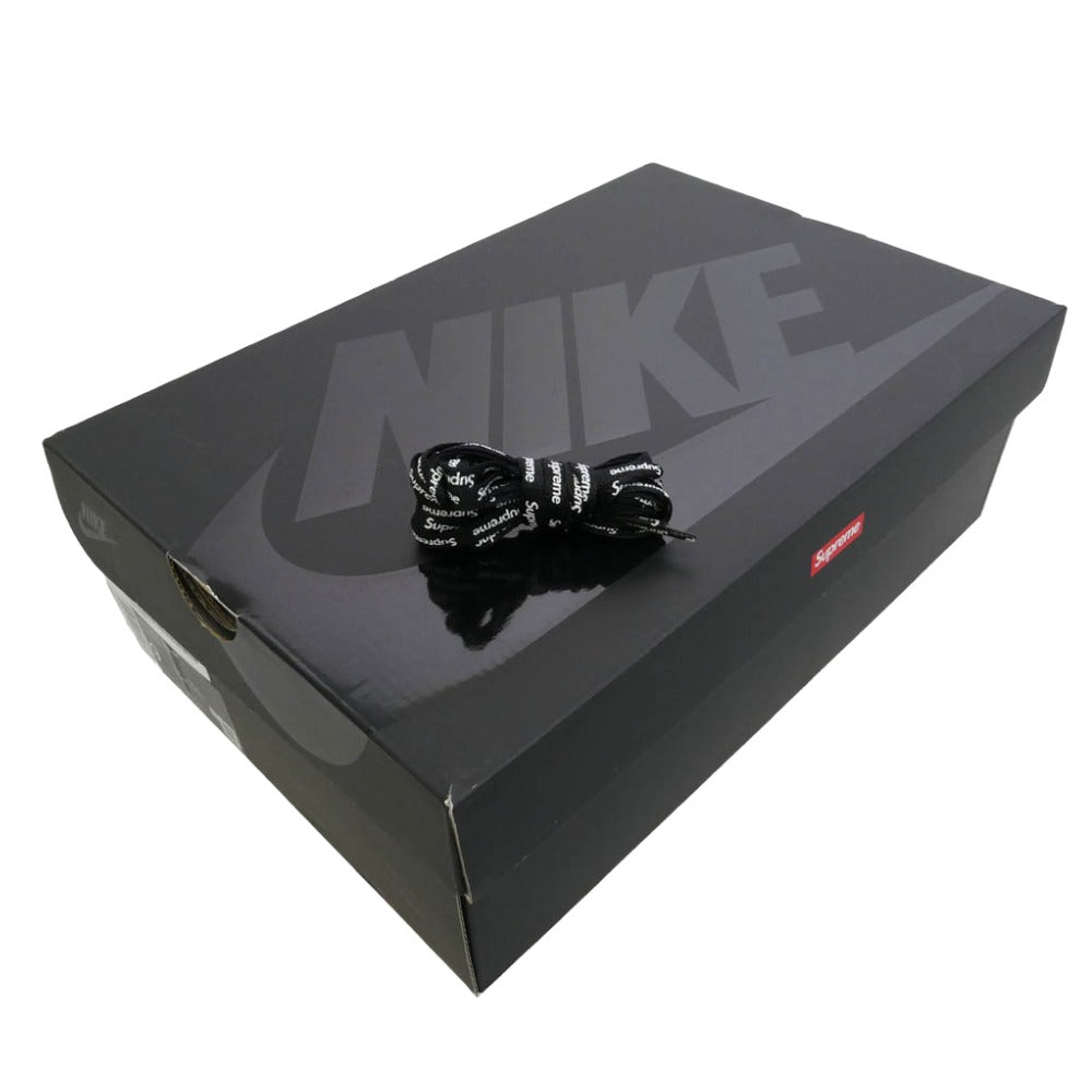 Supreme シュプリーム FZ8784-001 × Nike Air Force 1 Mid Black FW24 ナイキ エアフォース1 ミッド ブラック ハイカット スニーカー ブラック系 27cm【新古品】【未使用】【中古】