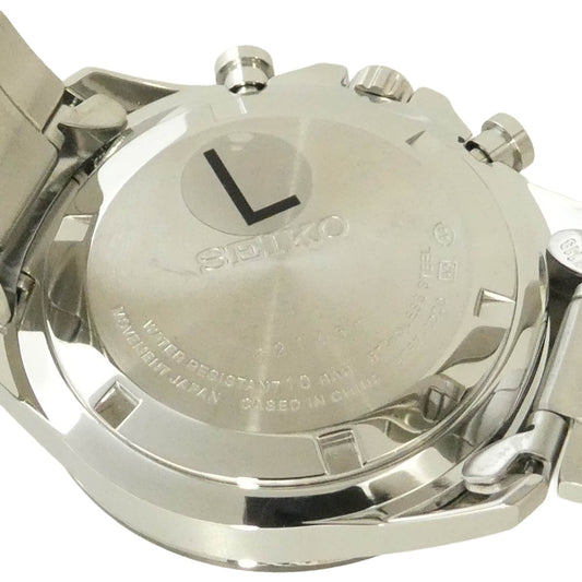 SEIKO セイコー SBTR029 SEIKO SELECTION セイコーセレクション スピリット 8Tクロノ 時計 ウォッチ シルバー系【極上美品】【中古】