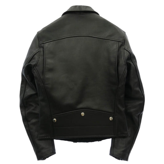 トリプルシックス MY WAY MAN マイウェイマン ワンスター レザー ダブル ライダース ジャケット ブラック系 32【中古】