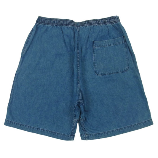 STANDARD CALIFORNIA スタンダードカリフォルニア SD EASY SHORTS SD刺繍 イージー ショーツ デニム ショート パンツ インディゴブルー系 L【中古】