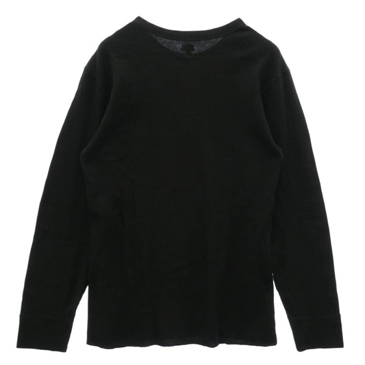 Supreme シュプリーム 23AW Hanes Bones Thermal Crew ヘインズ ボーン サーマル クルー 長袖 Tシャツ ブラック系 L【中古】