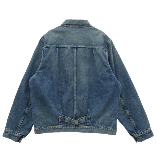HYKE ハイク 26SS DENIM JACKET TYPE 1 / REGULAR FIT レギュラーフィット デニムジャケット インディゴブルー系 XXL 5【中古】
