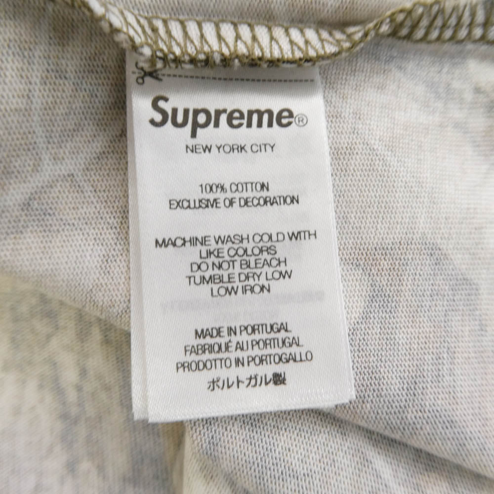 Supreme シュプリーム 24AW Small Box Tee Camo スモール ボックス ロゴ カモ 半袖 Tシャツ ブラウン系 L【極上美品】【中古】