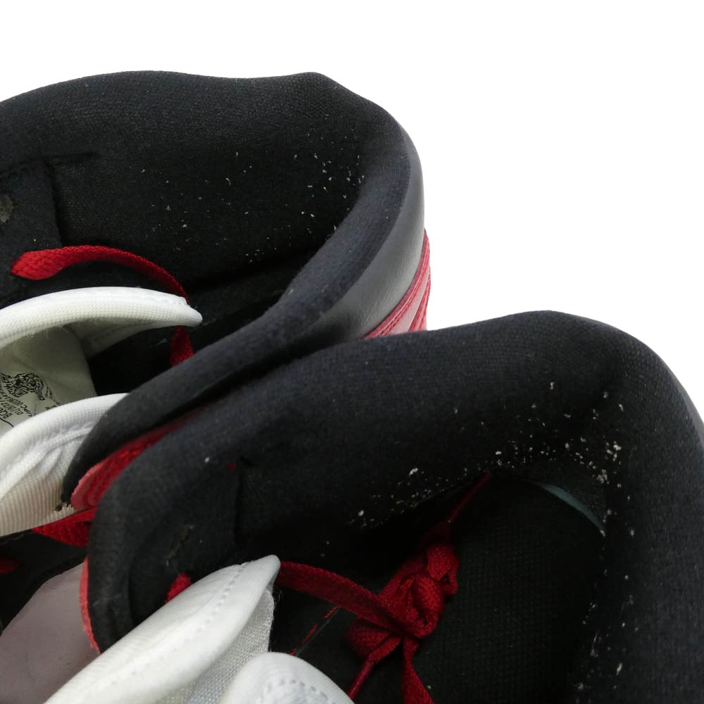 NIKE ナイキ BQ6472-079 Women's Air Jordan 1 Mid Bred Toe ウィメンズ エアジョーダン1 ミッド ブレッド トゥ ハイカットスニーカー マルチカラー系 29cm【中古】