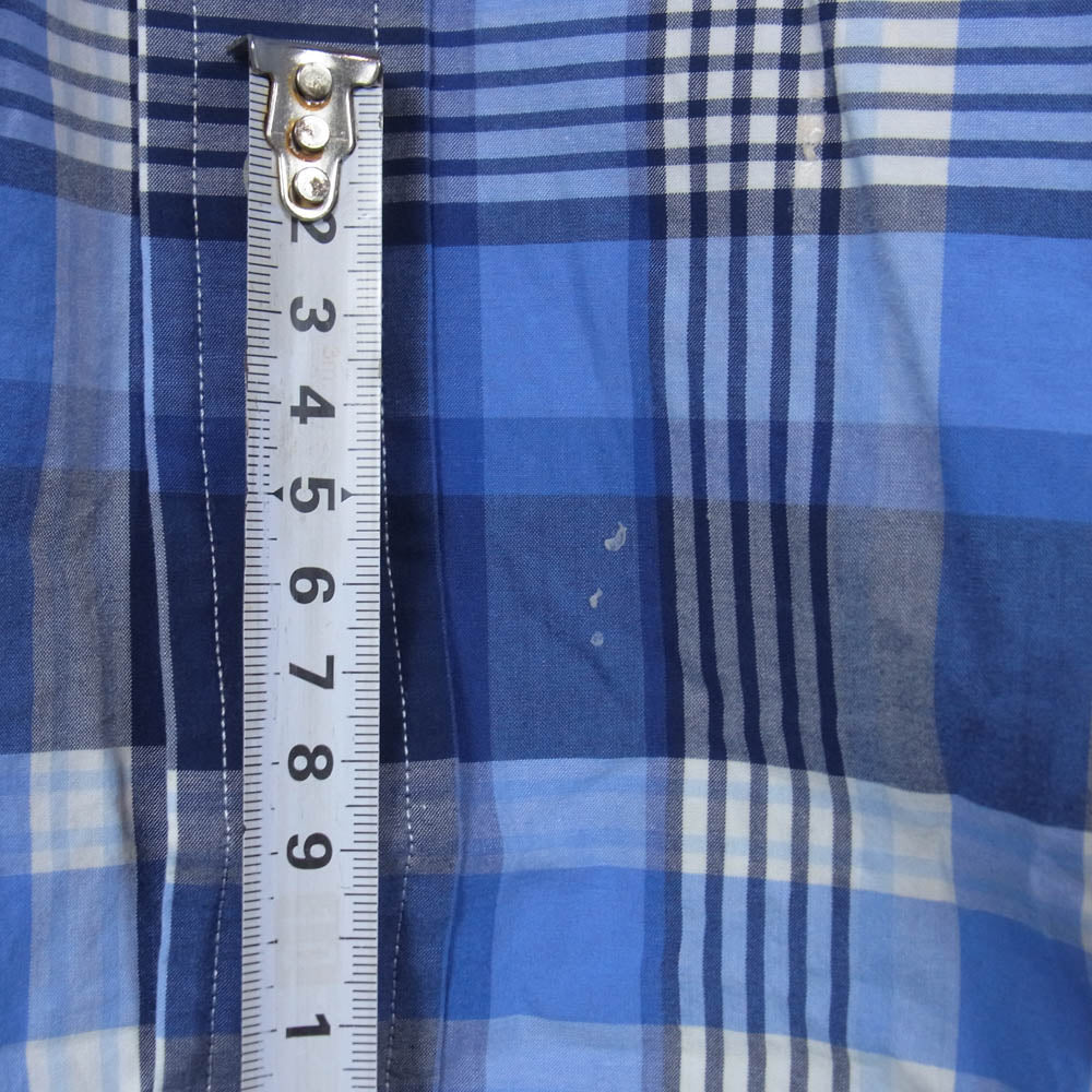 POLO RALPH LAUREN ポロ・ラルフローレン CLASSIC FIT クラシック フィット 長袖 チェック シャツ ブルー系 XXL【中古】