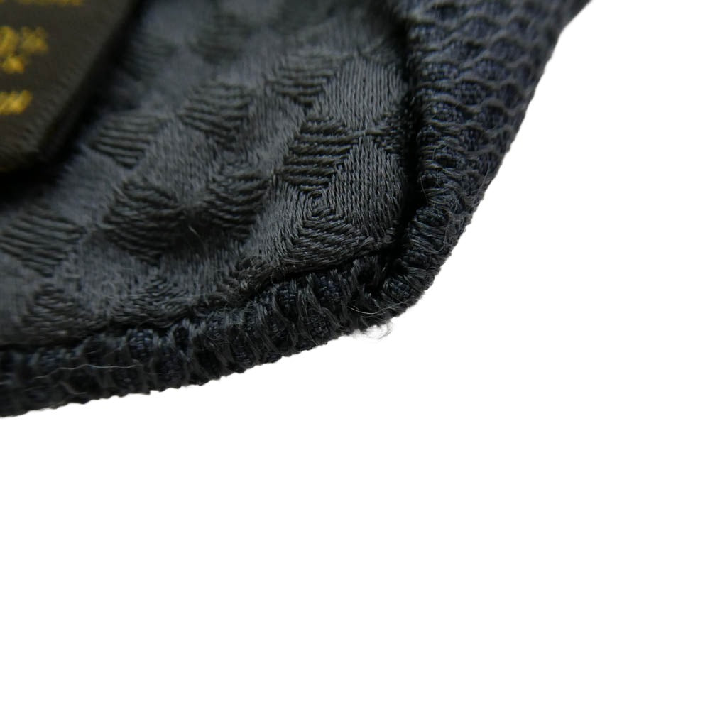 LOUIS VUITTON ルイ・ヴィトン M75312 イタリア製 シルク ネクタイ グレー ダークグレー系【中古】