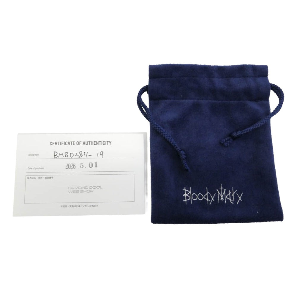 Bloody Mary ブラッディマリー BMB0287-19 2026年ブラックシンフォニー購入時証明書付属 Mermaid ベビー マーメイド チェーン ブレスレット 17cm シルバー系【極上美品】【中古】