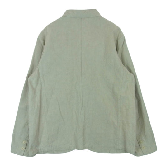 ORGUEIL オルゲイユ OR-4313 Cotton Linen Sack Jacket コットン レーヨン サック ジャケット ベージュ系 Ivory 36【中古】
