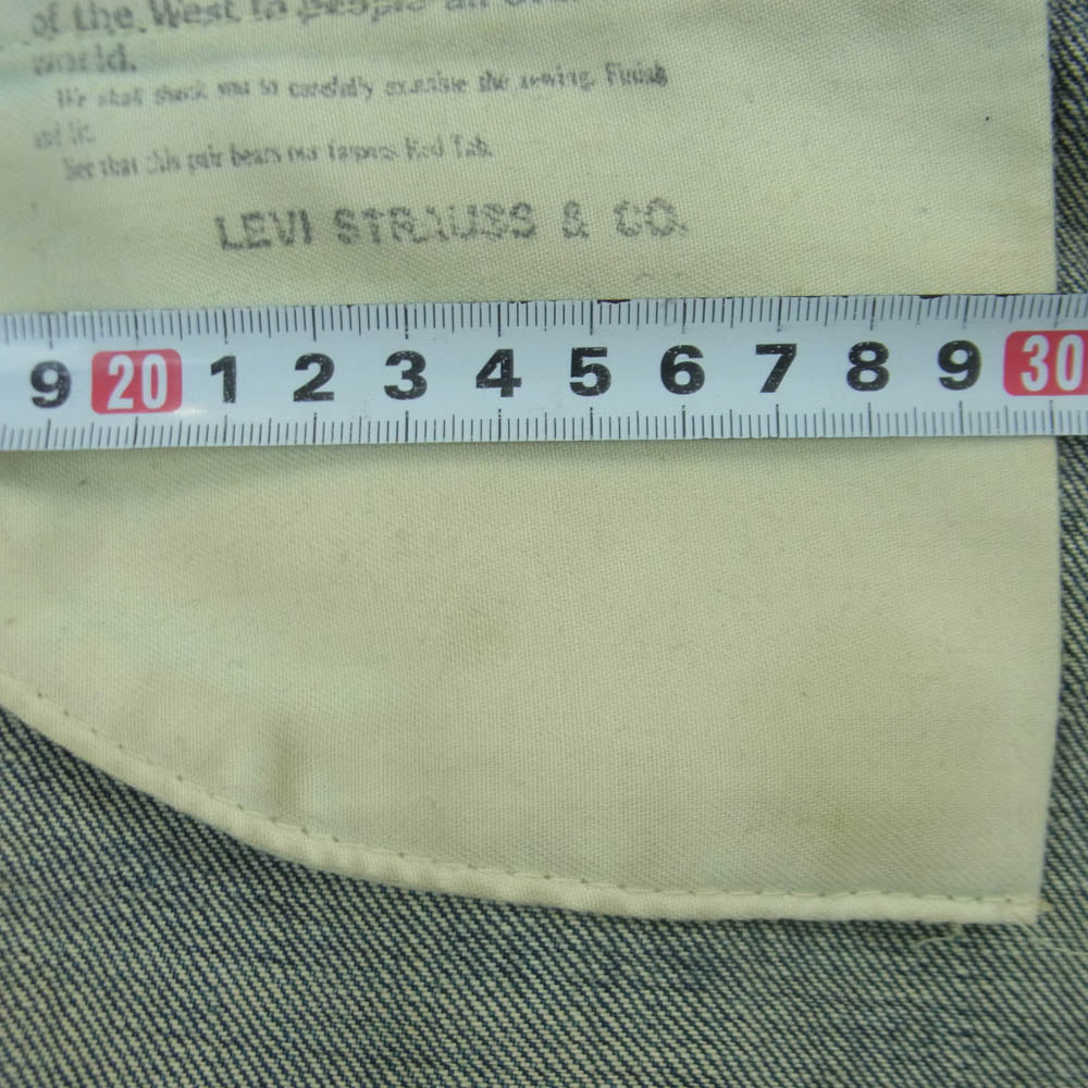 Levi's リーバイス 503B 復刻 ボタン裏J22 デニム パンツ ジーンズ インディゴブルー系 W30 L34【中古】