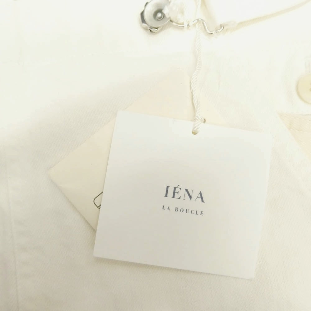 IENA イエナ ラブークル オーバーオール ホワイト ホワイト系 36【美品】【中古】