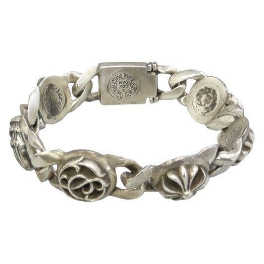 CHROME HEARTS クロムハーツ(原本無) 6LINK MULTI マルチリンク ブレスレット 6リンク シルバー系【中古】