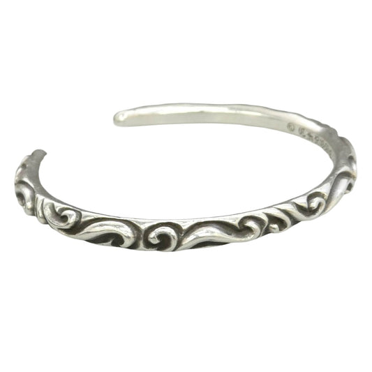 CHROME HEARTS クロムハーツ(原本無) #2 BANGLE SCROLL スクロールバンド バングル ブレスレット シルバー系【中古】