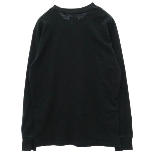 Supreme シュプリーム 17AW L/S POCKET TEE ピスタグ クルーネック 長袖 Tシャツ カットソー ブラック系 S【中古】