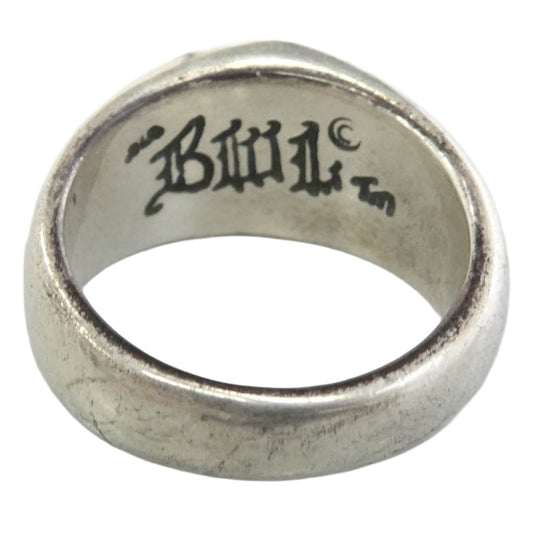 BILL WALL LEATHER ビルウォールレザー BEAMS ビームス BEAMS EXCLUSIVE Owl Signet Ring ビームス エクスクルーシブ オウル シグネット リング フクロウ 梟 シルバー系 10号【中古】