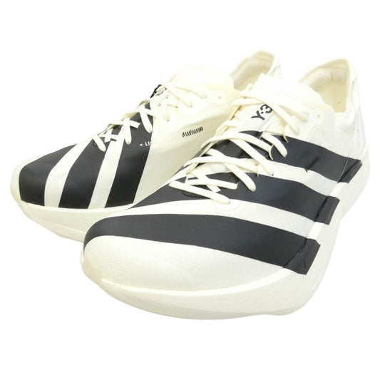 Y-3 Yohji Yamamoto ワイスリー ヨウジヤマモト KI6875 adidas Adios Pro 4 アディダス アディオス プロ フォー スニーカー ホワイト系 ブラック系 27.5cm【極上美品】【中古】