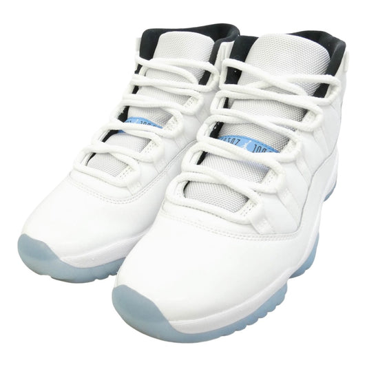 NIKE AIR JORDAN ナイキ ジョーダン CT8012-104 Air Jordan 11 Retro White Legend Blue AJ11 エアジョーダン スニーカー ホワイト系 26cm【中古】