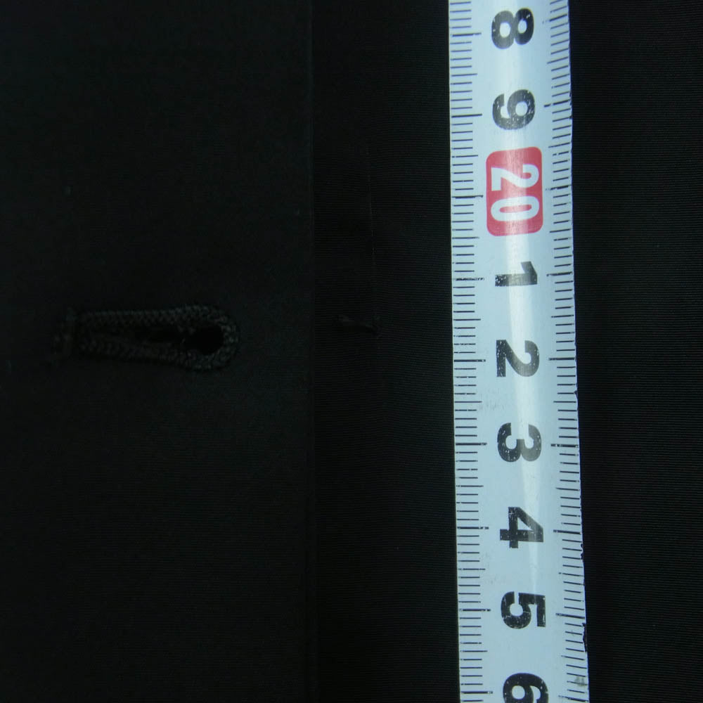 ato アトウ AM25A-S09 DOUBLE CUFFS ZIP SHIRT ダブルカフス ジップ シャツ ジャケット 日本製 ブラック系 46【中古】