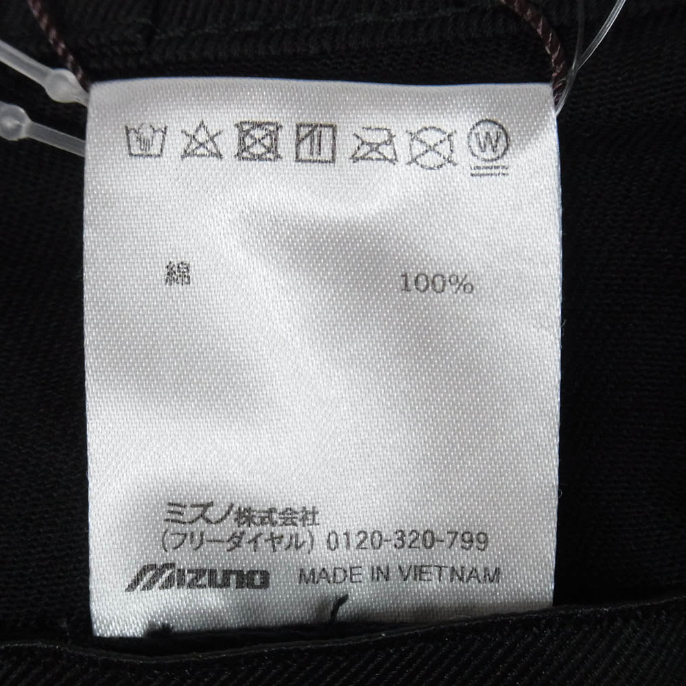 Mizuno ミズノ ロゴ バケットハット ブラック系 60cm【新古品】【未使用】【中古】