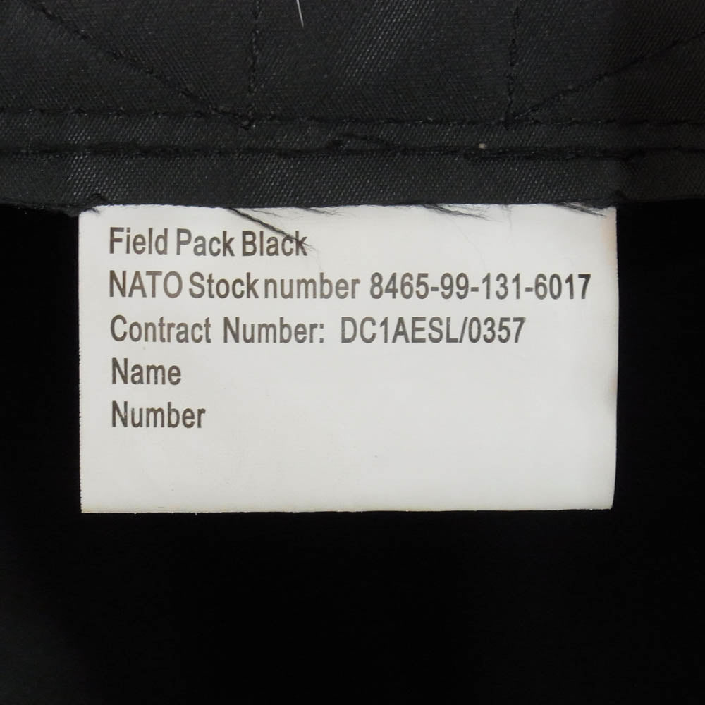 8465-99-131-6017 90s イギリス軍 ミリタリー 陸軍 フィールド バッパック リュック ブラック系【中古】