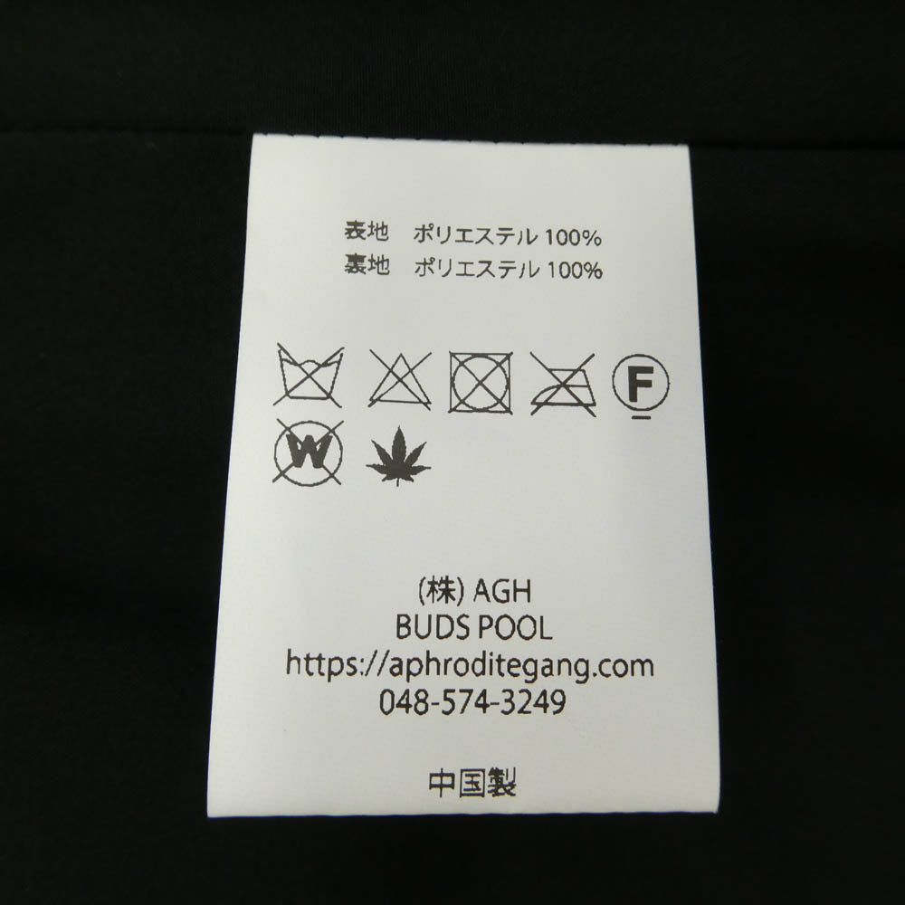 バッズプール × GAKKIN ガッキン BOA FLEECE JACKET 花罰 フリース ジャケット ブラック系 グレー系 M【美品】【中古】