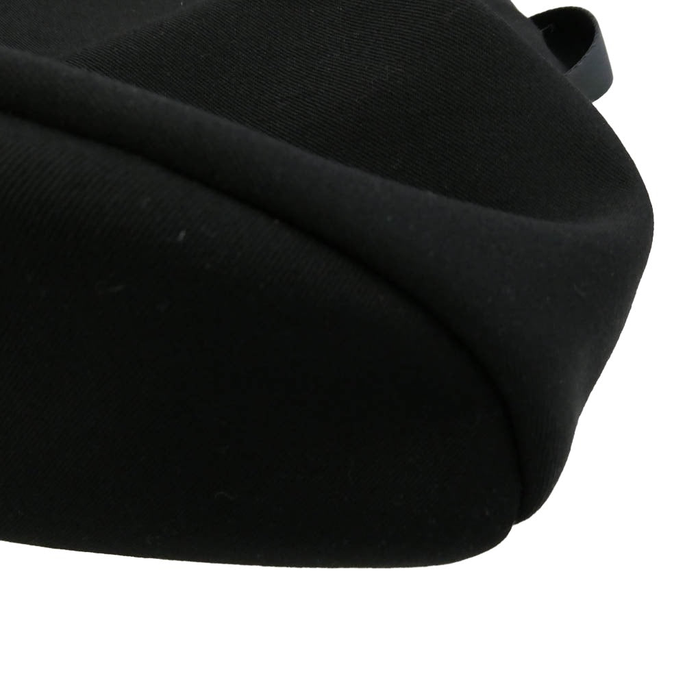 Yohji Yamamoto POUR HOMME ヨウジヤマモトプールオム 26SS HP-I06-860 GABARDINE NYLON TUCK SLING BAG タックスリング バッグ ブラック系【中古】