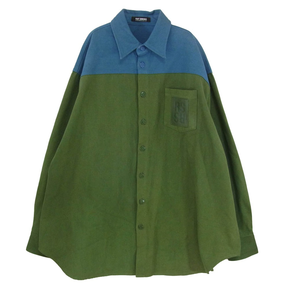 ラフシモンズ22aw
スケルトンキーチェーン RAF SIMONS ラフシモンズ 22AW Oversized denim shirts ピン付き