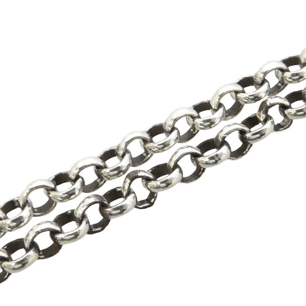 CHROME HEARTS クロムハーツ(原本無) 18inch NECKCHAIN R18 ロールチェーン18inch ネックレス シルバー系【中古】