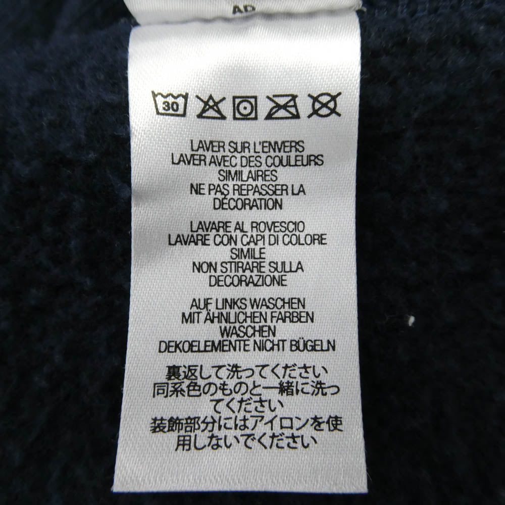 Supreme シュプリーム 22AW Preme Hooded Sweatshirt フロントロゴ プルオーバースウェット パーカー フーディ ネイビー系 XL【中古】