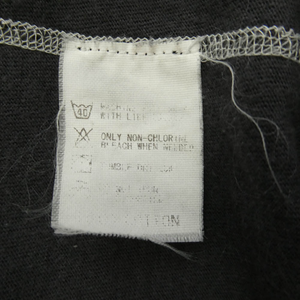 GOODENOUGH グッドイナフ クラッシック 王冠刺繍 ロゴ プリント Gタグ ロンT 長袖カットソー チャコール系 L【中古】