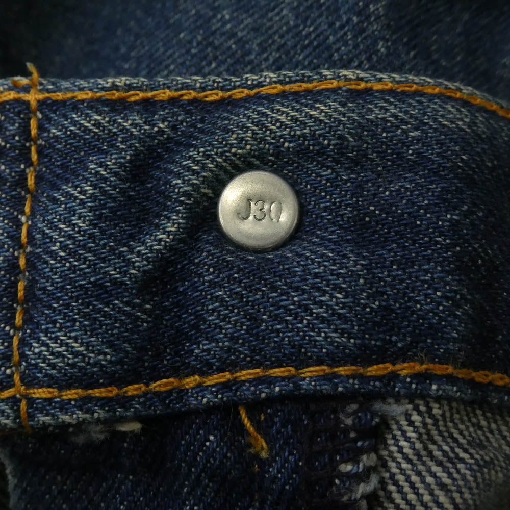 FRAGMENT DESIGN フラグメントデザイン Levi's リーバイス FM505-0056 × Levis 505 Fenom DISCO リーバイス バック サンダー プリント スワロフスキー ラインストーン ウオッシュド デニムパンツ ジーンズ W32 L31 インディゴブルー系 M W32 L31【中古】