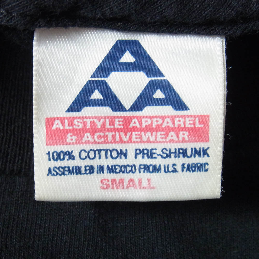 ヴィンテージ 90s ALSTYLE James Dean New York Nights ジェームズディーン 半袖 Tシャツ ブラック系 S【中古】
