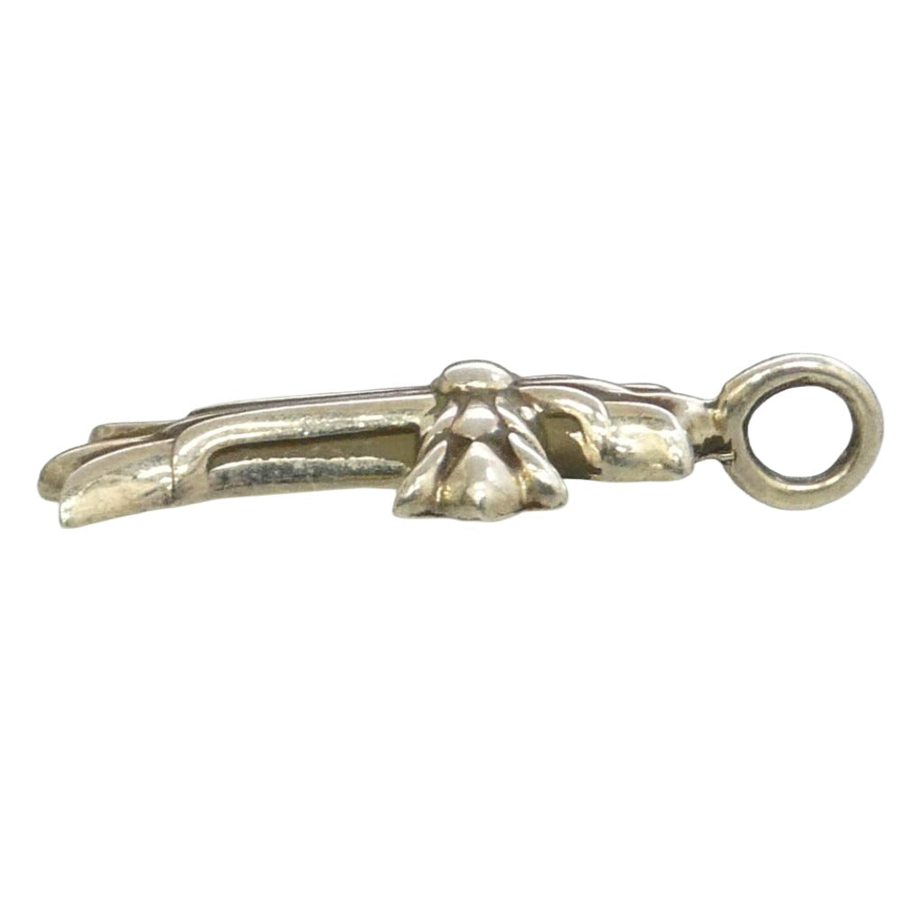 CHROME HEARTS クロムハーツ(原本無) DBL CH CRS ダブルCHクロス チャーム ペンダント トップ シルバー系【中古】