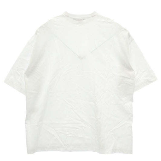 nagonstans ナゴンスタンス 470JS180-1321 crew-neck t-shirt ルーズシルエット ベーシック クルーネック 半袖 Tシャツ ホワイト系 M【中古】