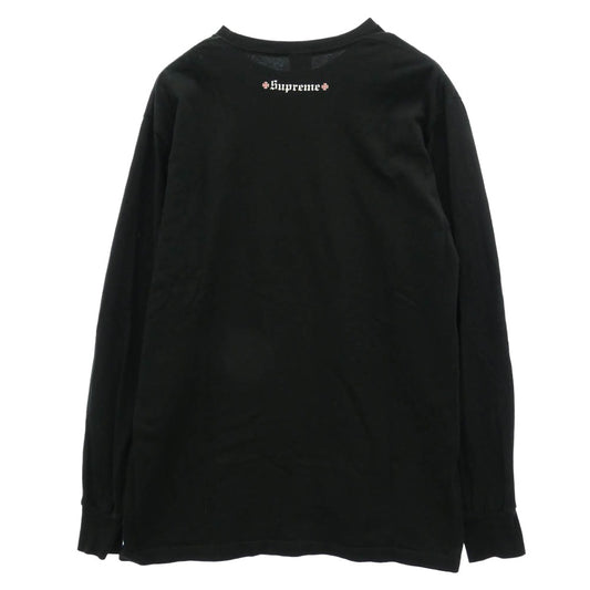 Supreme シュプリーム 17SS Independent Fuck The Rest L/S Tee インディペンデント プリント 長袖 Tシャツ カットソー ロングスリーブ ロンT ブラック系 M【中古】