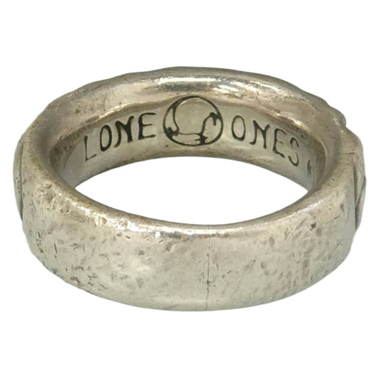 LONE ONES ロンワンズ Love Bite Ring ラヴバイト リング シルバー系 約14号【中古】