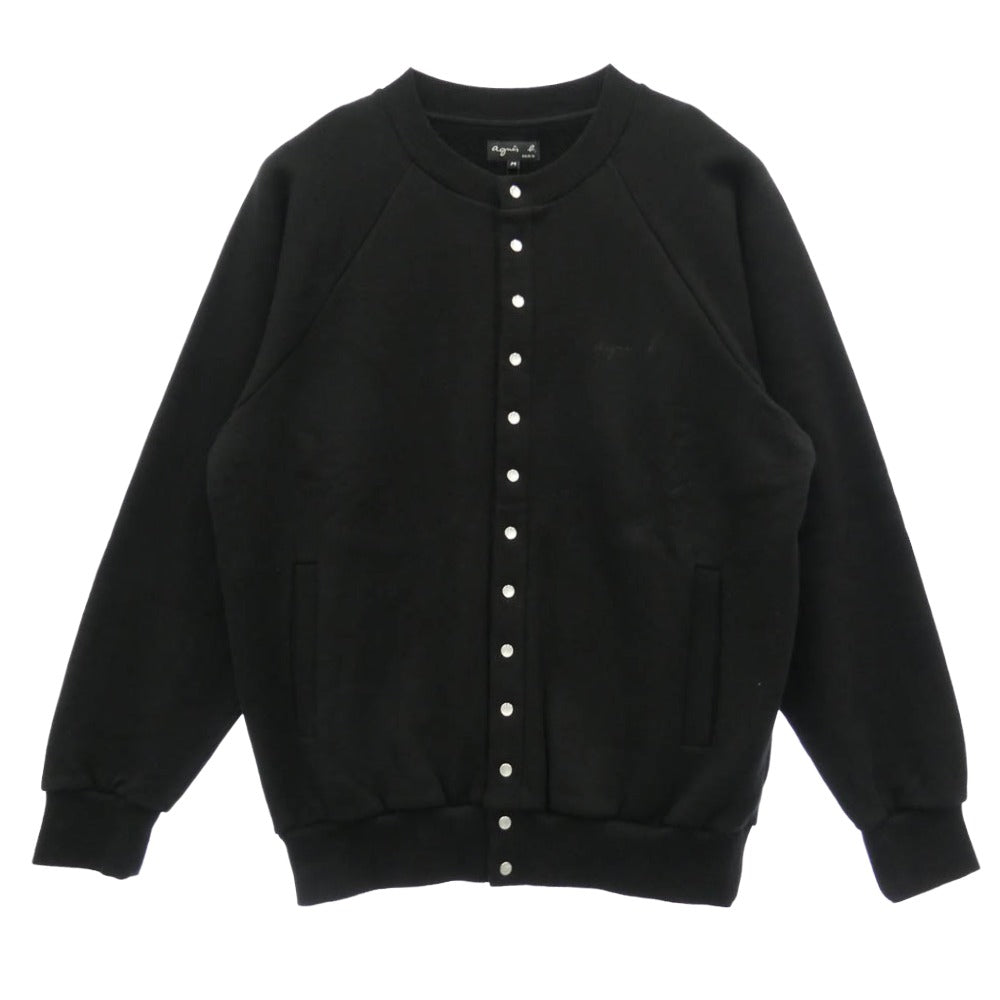 agnes b. アニエスベー FRAGMENT DESIGN フラグメントデザイン VBM-64050-C × FRAGMENT DESIGN フラグメント デザイン VBM-64050-C BLOUSON SENGA センガ ロゴ刺繍 ブルゾン ブラック系 M【極上美品】【中古】 agnes b. アニエスベー FRAGMENT DESIGN フラグメントデザイン VBM