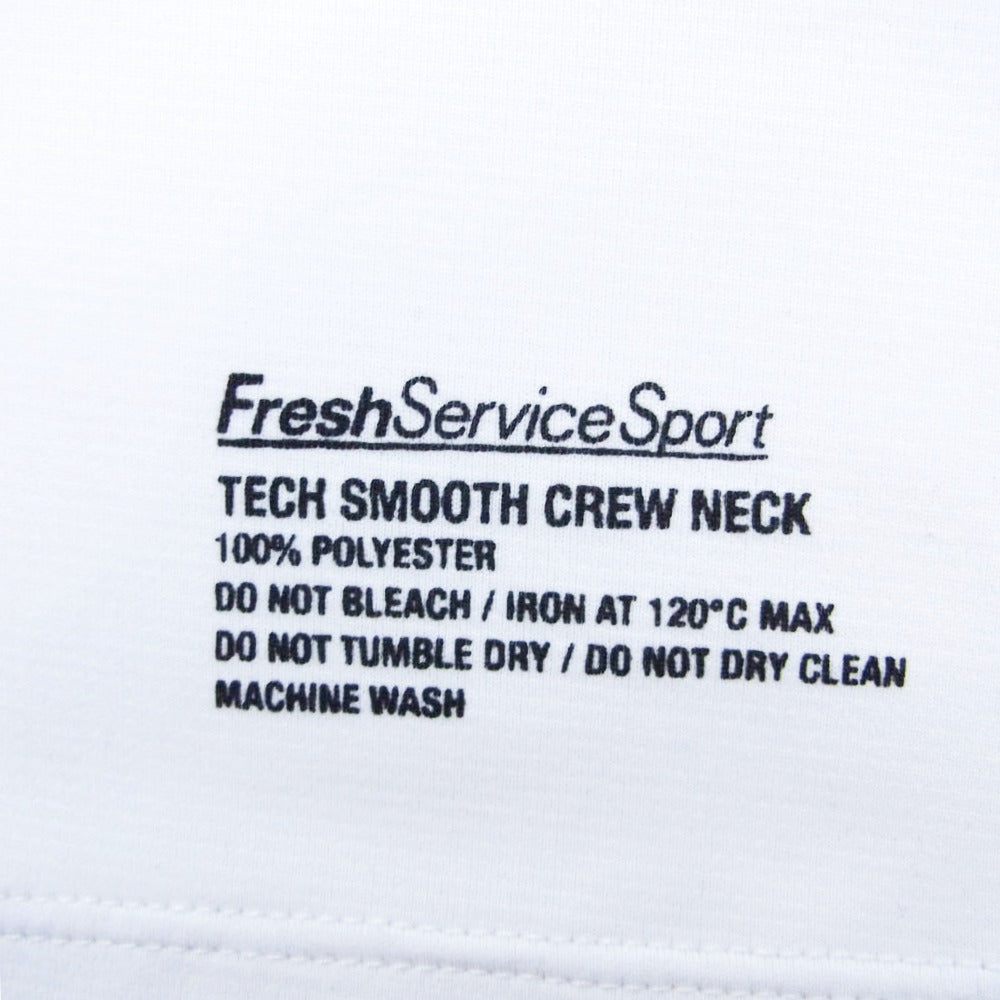 FreshService フレッシュサービス TECH SMOOTH S/S CREW NECK テック スムース クルーネック 半袖 Tシャツ ホワイト系 L【中古】