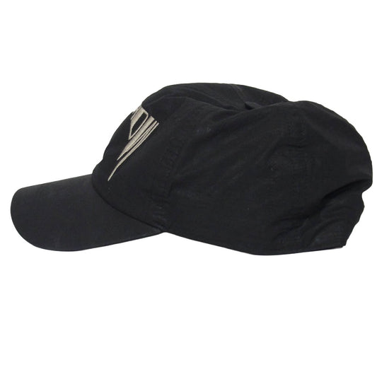 Rick Owens リックオウエンス 25SS DA01E3478-PFEM10 DRKSHDW ダークシャドウ Baseball Cap ロゴ刺繍 ベースボール キャップ 帽子 ブラック系 L【中古】