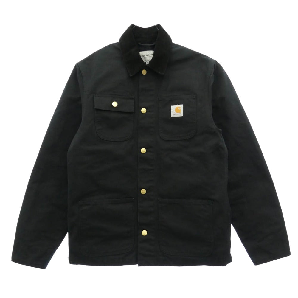 Carhartt カーハート I031519 00E MICHIGAN COAT ミシガンコート カバーオール ダック生地 ジャケット ブラック系 S【中古】 Carhartt カーハート I031519 00E MICHIGAN COAT ミシガンコート