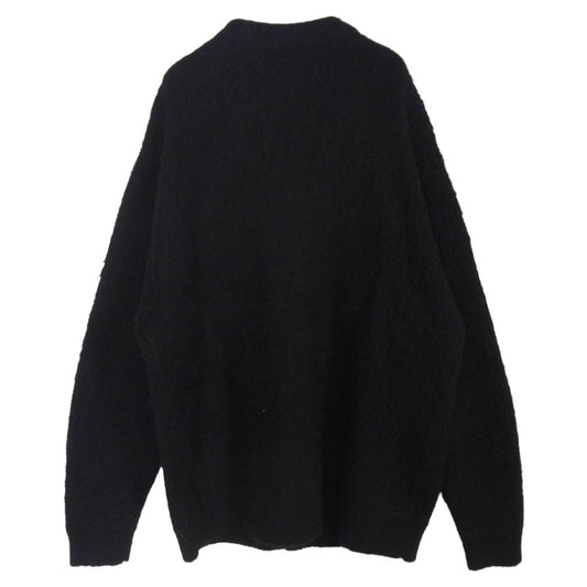 BEAMS ビームス 11-15-1472-048 Solid shaggy cardigan ソリッド シャギー カーディガン ブラック系 M【中古】