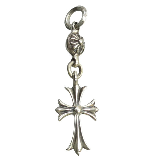 CHROME HEARTS クロムハーツ(原本無) ユナイテッドアローズレシート原本付属 1B TNY CH CRS 1ボール タイニーCHクロス ペンダントトップ シルバー系【中古】